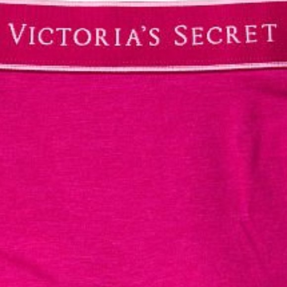 VS XS Boyshort Logo Waist Berry Blush NWT - Picture 9 of 9